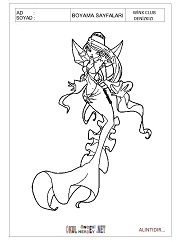 Winx Club Denizkızı boyama sayfaları